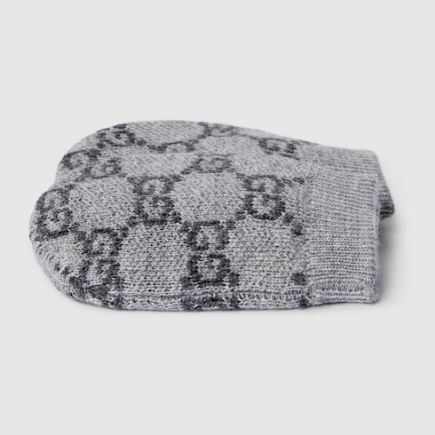 Moufles pour bébé en laine GG