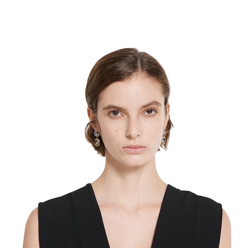 GG Marmont crystal earrings