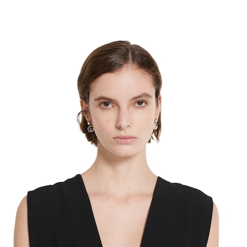 GG Marmont crystal earrings
