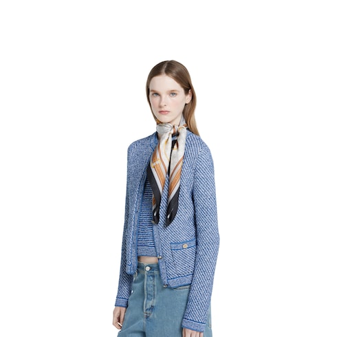 Printed silk carré