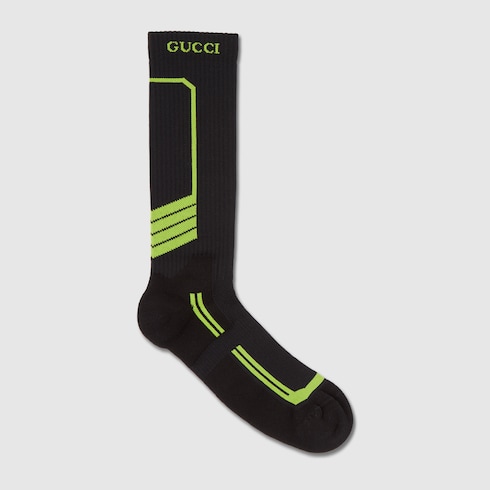 Socken aus Baumwolle mit Stickerei