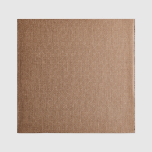 Halstuch aus GG Woll- und Seidenjacquard