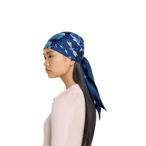 Printed silk twill carré