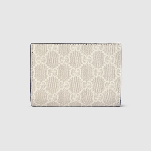 Kleine, zweifarbige GG Marmont Brieftasche