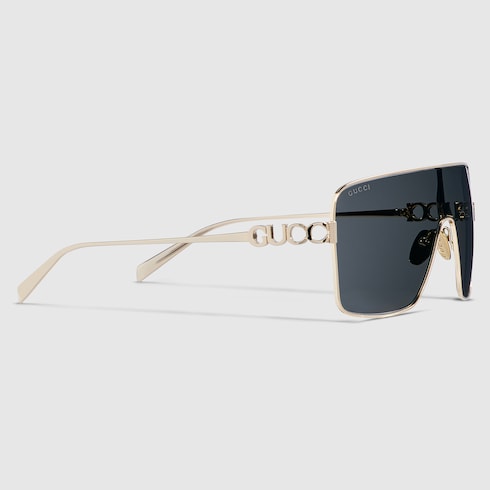 Rectangular frame sunglasses