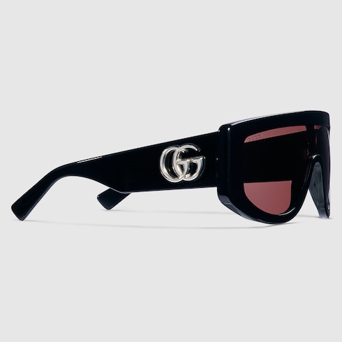 Rectangular frame sunglasses