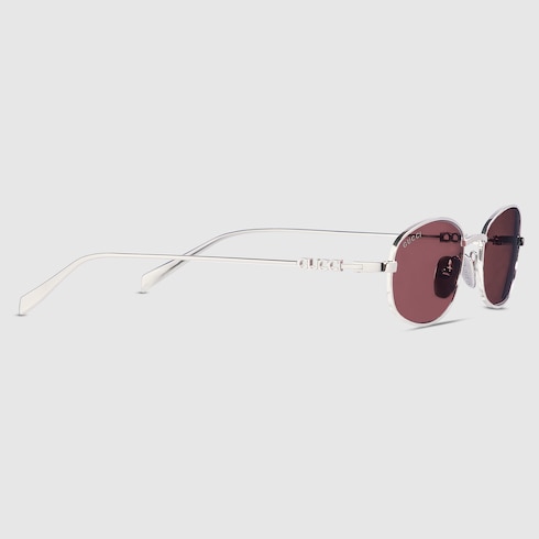 Oval frame sunglasses