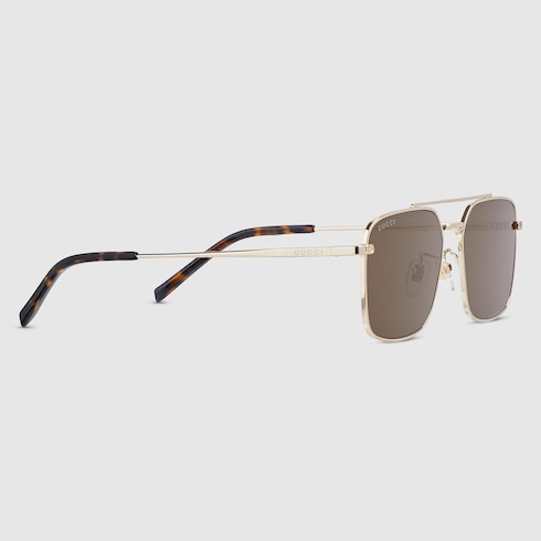 Specialized fit rectangular sunglasses