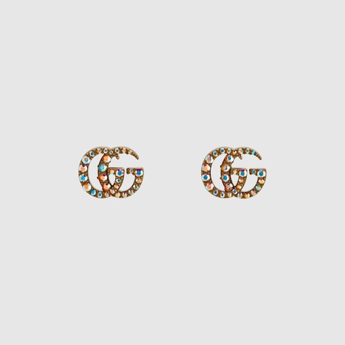 GG Marmont crystal earrings