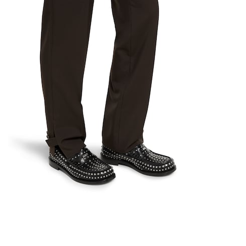 Men's loafer with removable detail