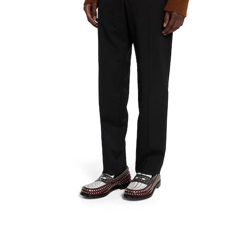 Men's loafer with removable detail
