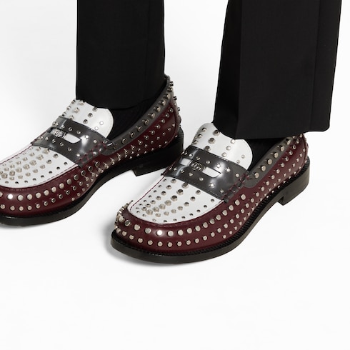 Men's loafer with removable detail