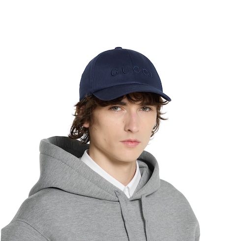 Cappellino da baseball in cotone con ricamo