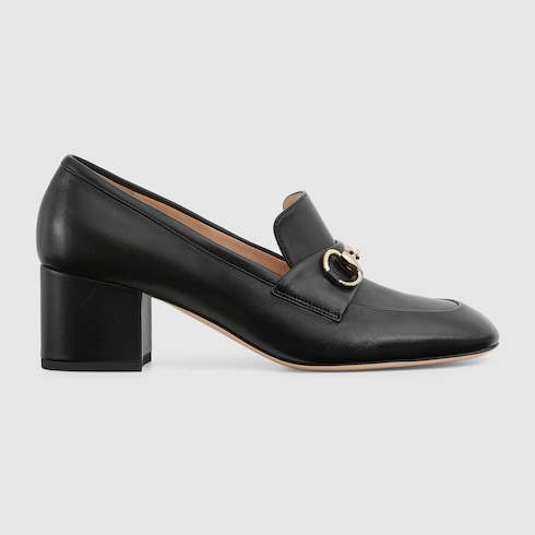 Women's loafer pump with Horsebit