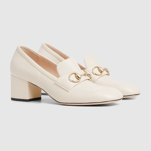 Women's loafer pump with Horsebit