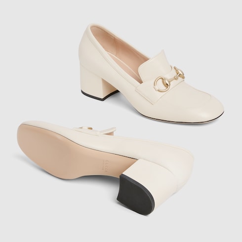 Women's loafer pump with Horsebit