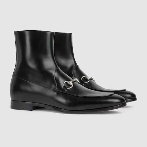Men's ankle boot with Horsebit