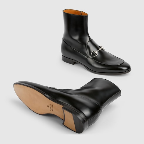 Men's ankle boot with Horsebit