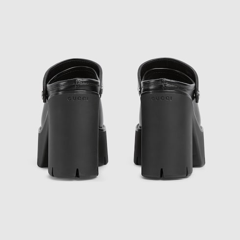 Mules compensées avec détail Mors pour femme