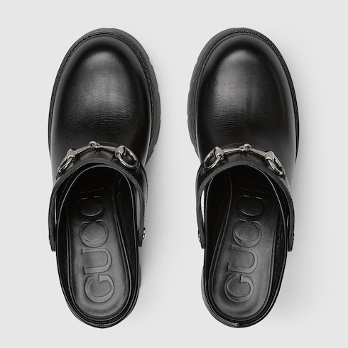 Mules compensées avec détail Mors pour femme