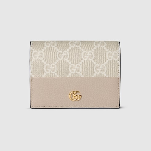Bi-color GG Marmont small wallet