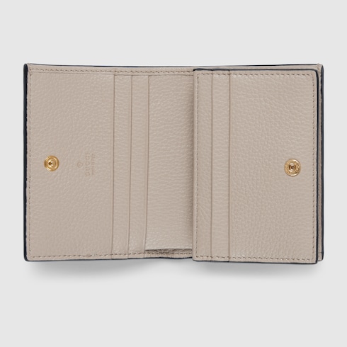 Bi-color GG Marmont small wallet