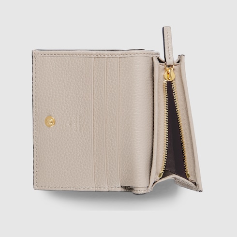 Bi-color GG Marmont small wallet