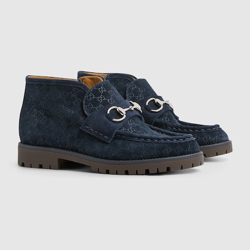 Bottines en cuir à détail Mors pour enfant