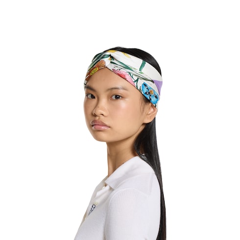 Pañuelo de seda con estampado