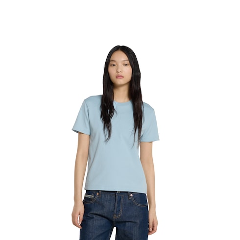 T-shirt in jersey di cotone morbido