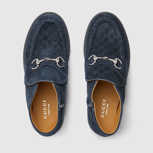 Kinder-Stiefelette aus Leder mit Horsebit