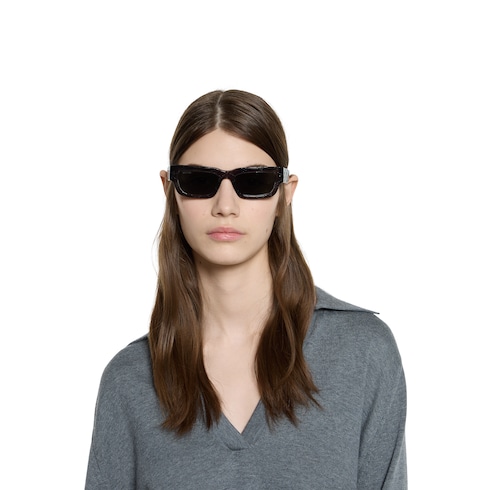 Rectangular frame sunglasses