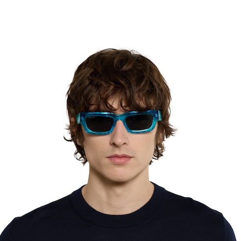 Rectangular frame sunglasses