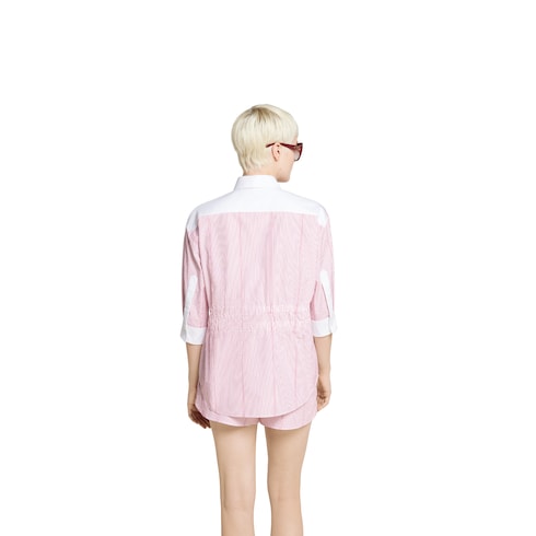 Camisa de fil coupé de algodón Gucci