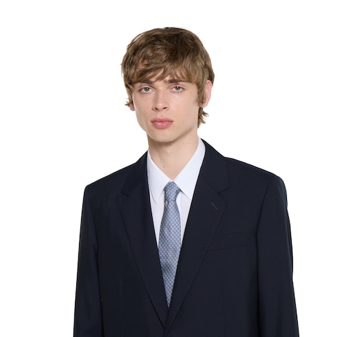 Double G silk jacquard tie