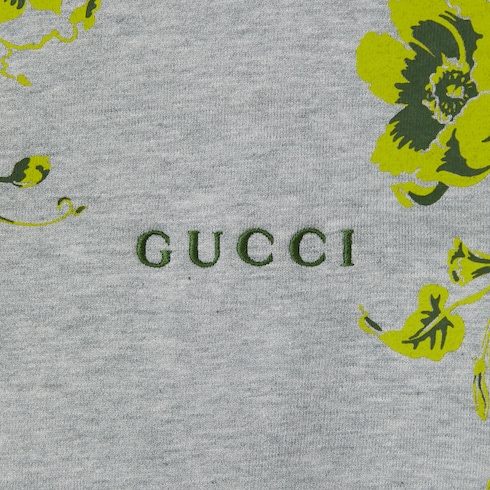 Cotton jersey sweatshirt with print