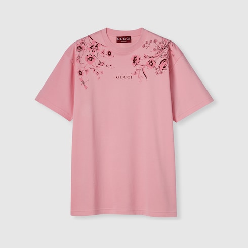 Soft cotton jersey T-shirt with print
