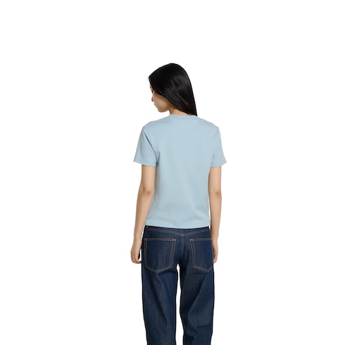 Soft cotton jersey T-shirt Detail 4