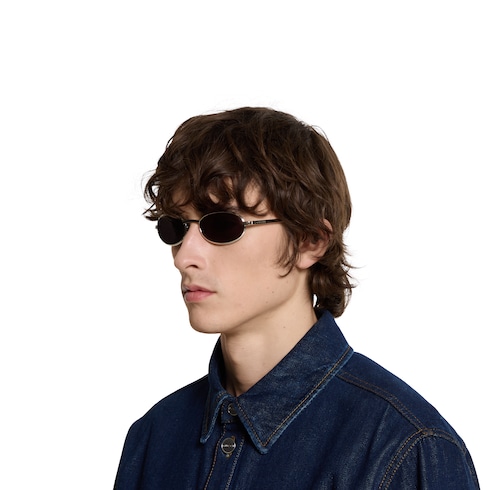 Oval frame sunglasses