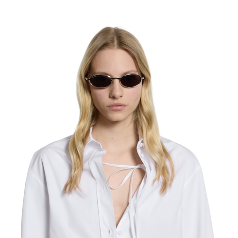 Oval frame sunglasses