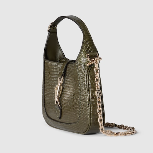Jackie 1961 lizard mini bag
