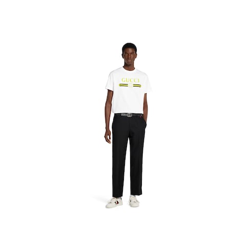 T-shirt en jersey de coton avec imprimé
