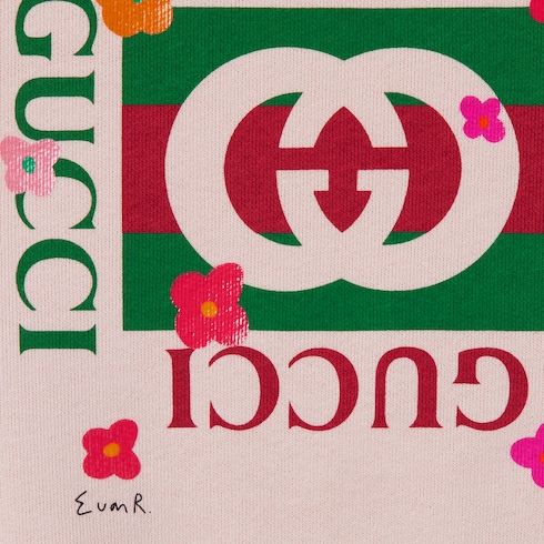 Sudadera infantil de algodón con estampado
