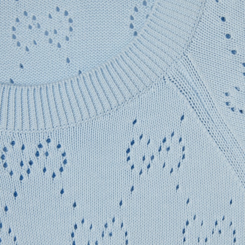 GG cotton crewneck top
