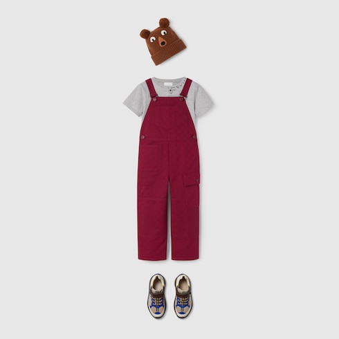 Children's GG gabardine overall