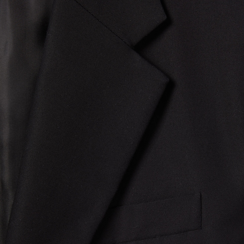 Single breasted cotton canvas jacket