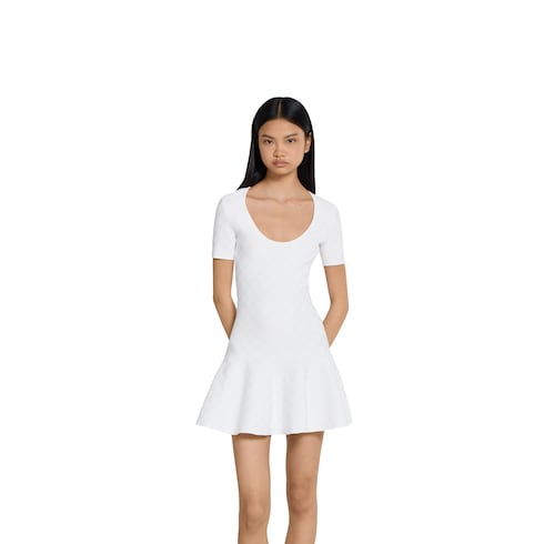 Stretch GG jacquard dress