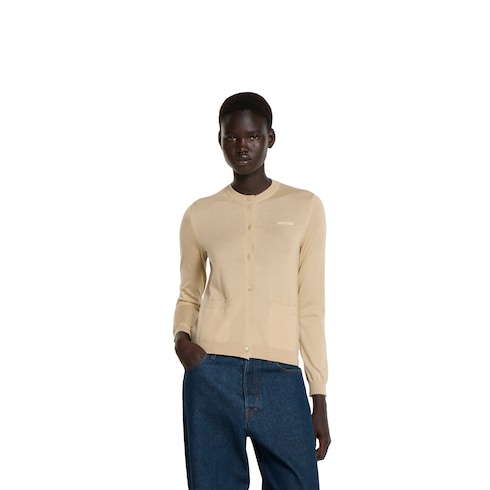 Cashmere silk cardigan