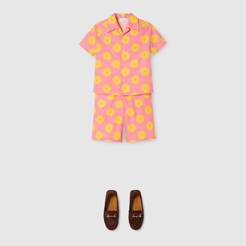 Children's printed cotton shorts