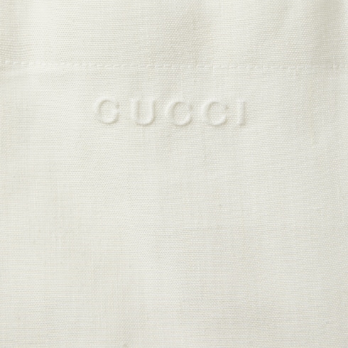 Linen shorts with embroidery